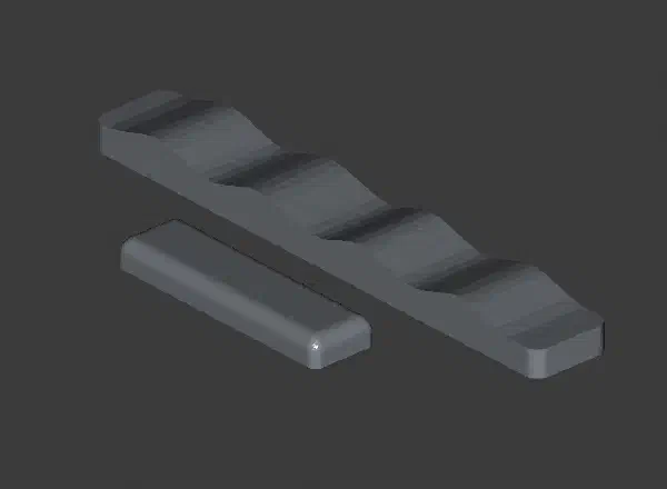 Picture of the 3D models of the feet.