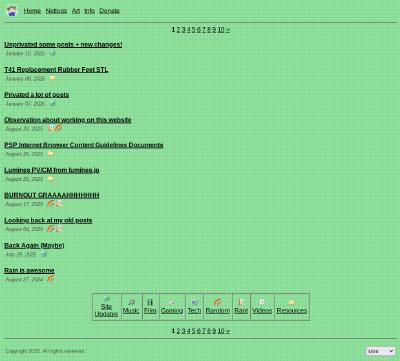 The new tag sorting system with the new icons.